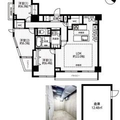 💞護国寺駅徒歩1分の好立地💕98㎡の広々3LDKのお部屋💞…