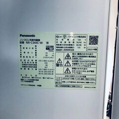 ID:rg220864 【自社配送エリア内限定】パナソニック Panasonic 冷蔵庫 ファミリー 中古 2023年製 3ドア 335L グレイスホワイト ファン式 右開き NR-C344C-W  【リユース品：状態B】【送料無料】【設置費用無料】の画像