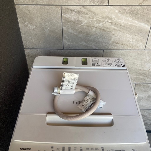 HITACHI☆10㎏☆全自動洗濯機☆2020年製☆BW-X100FE8☆ホワイトカラー