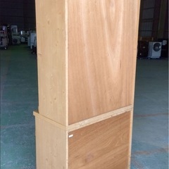 木製食器棚 キッチンボード 高さ195cm 幅82cmの画像