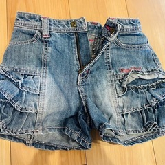 女児　女の子ショートパンツ　110cmから120cm3枚セットの画像