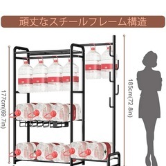掲載日曜日まで！使用期間6ヶ月！大容量ハンガーラックの画像