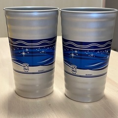 東京ディズニーパーク限定　ビール提供アルミカップ　2個セットの画像