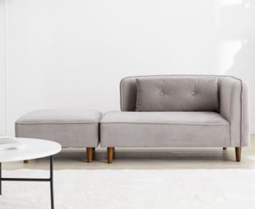 最終値下！LOWYA ベルベット調ソファ