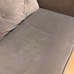 LOWYA ベルベット調ソファの画像