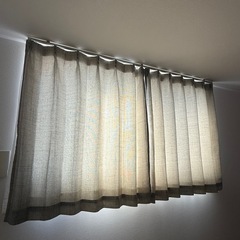 【窓枠:縦90×横160】遮光 レース カーテン セット　2枚組の画像