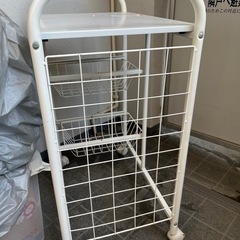 ワゴン　スチールラックの画像