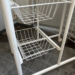 ワゴン　スチールラックの画像