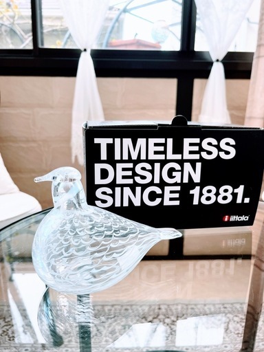 イッタラ バード バイ トイッカ メディエータードーブ  Birds by Toikka オイバトイッカ クリア