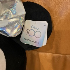 ●ディズニー100周年記念特大ミニーマウスぬいぐるみ ディズニーストア 足を伸ばすと約80cmの画像