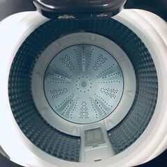 ID:sg220189 ハイアール Haier 洗濯機 一人暮らし 中古 2023年製 全自動洗濯機 5.5kg ブラック 送風 乾燥機能付き JW-U55LK(AK)  【リユース品：状態C】【送料無料】【設置費用無料】の画像