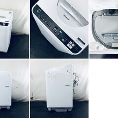 ID:sg220190 シャープ SHARP 洗濯機 一人暮らし 中古 2021年製 全自動洗濯機 5.5kg/3.5kg ホワイト 乾燥機能付き ES-TX5EJ-W  【リユース品：状態A】【送料無料】【設置費用無料】の画像