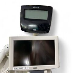 【計3台あり】TEC 東芝テック FS-2055 レジスター バーコードリーダー付 動作確認済みの画像