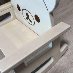 リラックマ 木製ゆらゆらベンチ数量限定ベンチロッキングチェア
