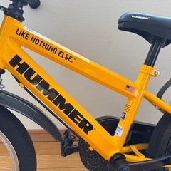 子供用自転車 いHUMMER イエロー 16インチの画像