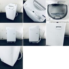 ID:sg220194 シャープ SHARP 洗濯機 一人暮らし 中古 2023年製 全自動洗濯機 6.0kg/3.5kg シルバー 乾燥機能付き ES-TX6G-S  【リユース品：状態B】【送料無料】【設置費用無料】の画像