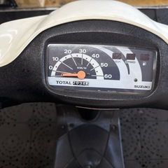 SUZUKI スズキ レッツ2 CA1PA 馬力の2サイクル原付バイク 通勤通学配達に 福岡市内発 全国どこでも陸送可能の画像