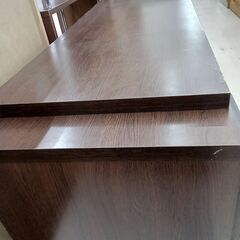 リユースのサカイ栃木店★ジモティ割あり★ 永野家具工業 TV台 ダークブラウン W110×D40×H37 クリーニング済み TC9857の画像