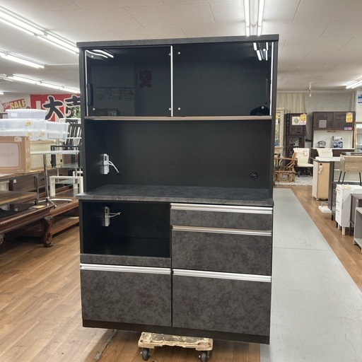 ジモティー限定価格！S366⭐三環ジャパン キッチンボード グロリア 幅119.5cm USED