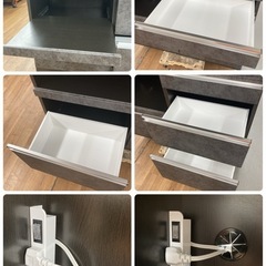 ジモティー限定価格！S366⭐三環ジャパン キッチンボード グロリア 幅119.5cm USED の画像