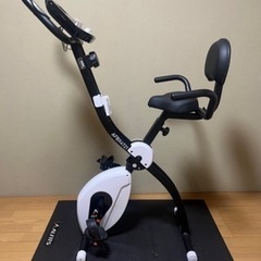 【美品】エアロバイク フィットネスバイク マット付きの画像