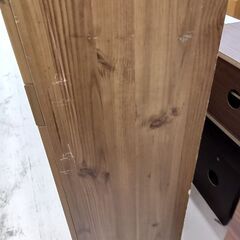 リユースのサカイ栃木店★ジモティ割あり★  下駄箱 ブラウン W59.5×D35×H73.5 クリーニング済み TC9859の画像