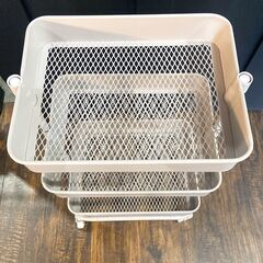 美品 IKEA イケア キャスター付き ラックの画像