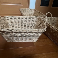 　洗濯　収納　カゴ　バスケット　の画像