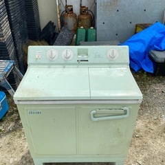 二層式洗濯機　無料　動作確認していませんの画像
