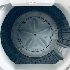 ID:sg220199 ヤマダ電機 YAMADA 洗濯機 一人暮らし 中古 2023年製 全自動洗濯機 4.5kg ホワイト 送風 乾燥機能付き YWM-T45H1  【リユース品：状態C】【送料無料】【設置費用無料】の画像