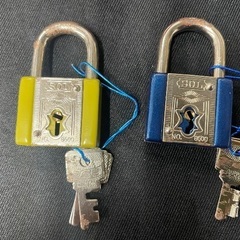 南京錠 6個セット(サビあり)　引取限定の画像