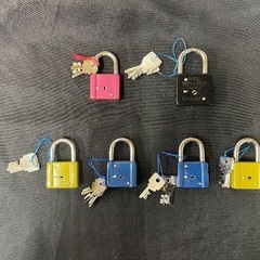 南京錠 6個セット(サビあり)　引取限定の画像