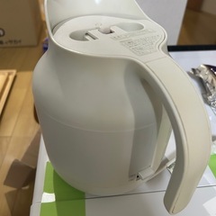 無印良品 電気ポット 電気ケトルの画像