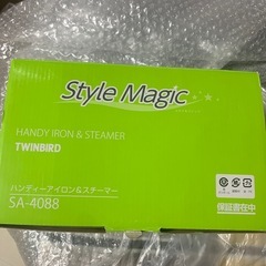 新品　ハンディーアイロン&スチーマーの画像