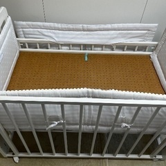 【お譲りします】石崎家具　スリーピー　ベビーベッドの画像