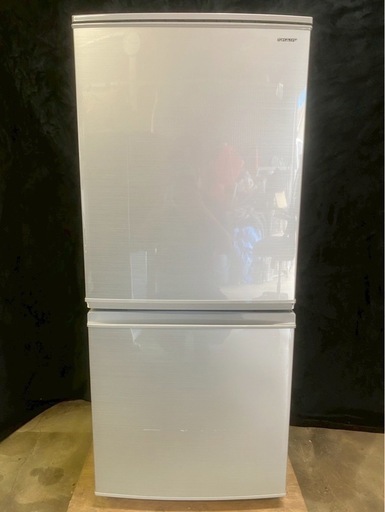 SHARP SJ-D14D-S 冷蔵庫 シルバー系 [137L /2ドア /右開き/左開き付け替えタイプ]