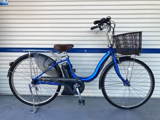 大阪府 ヤマハ 青色 電動アシスト自転車 シティタイプ 大阪府 ヤマハ