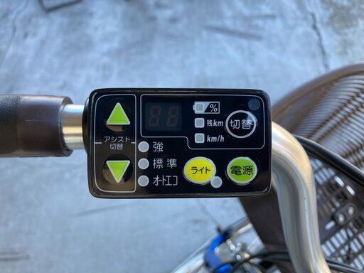 リサイクル自転車(2507-05) 電動アシスト自転車(ﾔﾏﾊ) 8.9Ah 26ｲﾝﾁ
