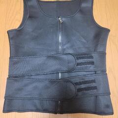 痩せたい方新品同様XXL大量汗 ネオプレーン素材 ダイエット引き締めベストの画像