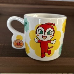 アンパンマン　マグカップ　お猿のジョージ　グラス　食器　コップ　2個セット　の画像