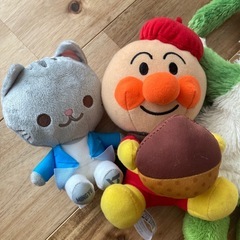 いないいないばぁ　わんわん　アンパンマン  ぬいぐるみの画像