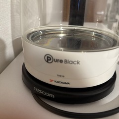 電気ケトル　電気ポット　テスコム　TESCOM　PureBlack の画像