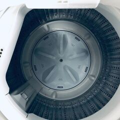 ID:sg220202 ヤマダ電機 YAMADA 洗濯機 一人暮らし 中古 2023年製 全自動洗濯機 4.5kg ホワイト 送風 乾燥機能付き YWM-T45H1  【リユース品：状態B】【送料無料】【設置費用無料】の画像