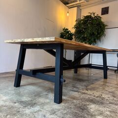 IKEA デスク SKOGSTA スコグスタ テーブル アカシア材 ブラックの画像