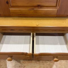 【愛品館市原店】カントリー調ライティングデスクの画像