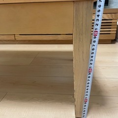 ニトリ　リビングテーブル　ローテーブル　伸張式　の画像