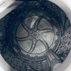 ID:sg220205 アイリスオーヤマ IRISOHYAMA 洗濯機 一人暮らし 中古 2023年製 全自動洗濯機 6.0kg ブラック 送風 乾燥機能付き IAW-T605BL  【リユース品：状態A】【送料無料】【設置費用無料】の画像