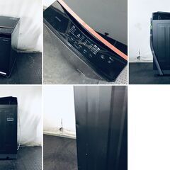 ID:sg220205 アイリスオーヤマ IRISOHYAMA 洗濯機 一人暮らし 中古 2023年製 全自動洗濯機 6.0kg ブラック 送風 乾燥機能付き IAW-T605BL  【リユース品：状態A】【送料無料】【設置費用無料】の画像