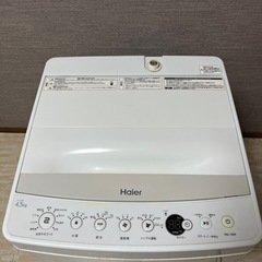 洗濯機　白　Haier 2016年製造　4.5kgの画像