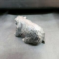 民芸品 木彫り熊 ガラス目 八雲 工芸の画像